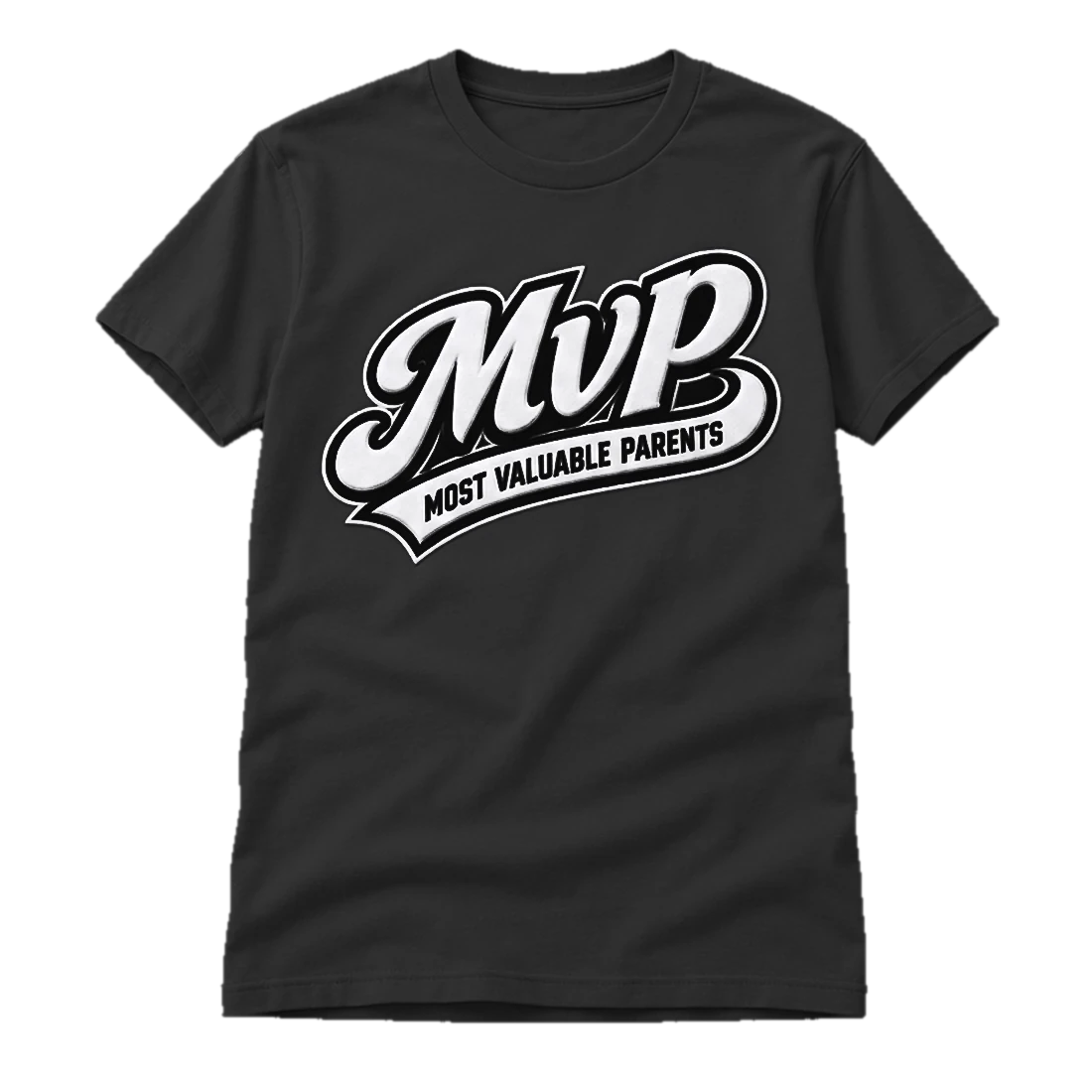 Black Script Tee